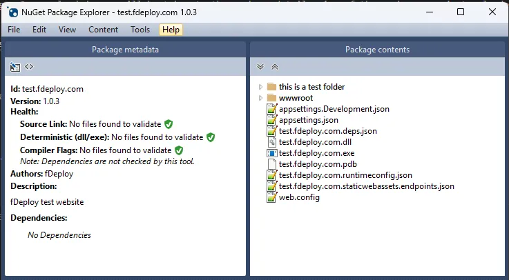 NuGet Package Explorer